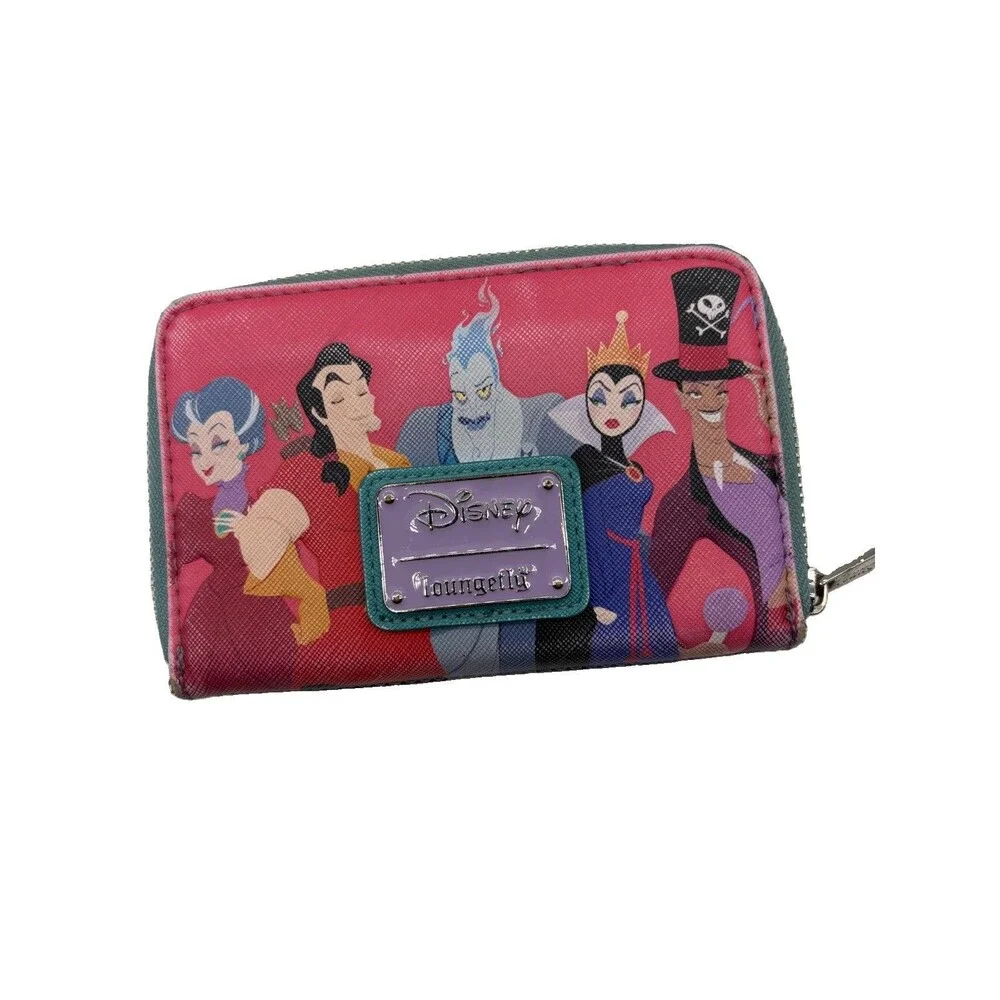 Loungefly Disney Villains Queen Zip Around Wallet Card Holder